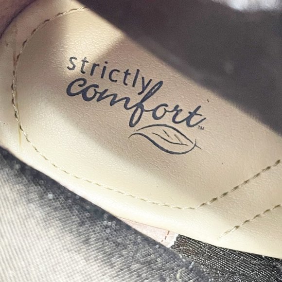 Strictly Comfort Womens Brown Suede Leather Zip, Heel Bootie Size 10 - Picture 8 of 11